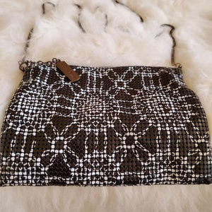 Whiting & Davis small pouch with shoulder chain